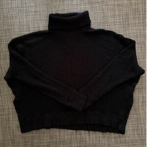 WE THE FREE Cotton Chunky Marled Oversized Turtleneck Long Sleeve Sweater L